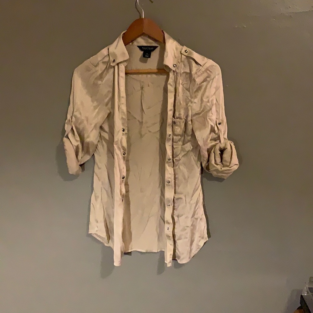 White House / Black Market silk blouse